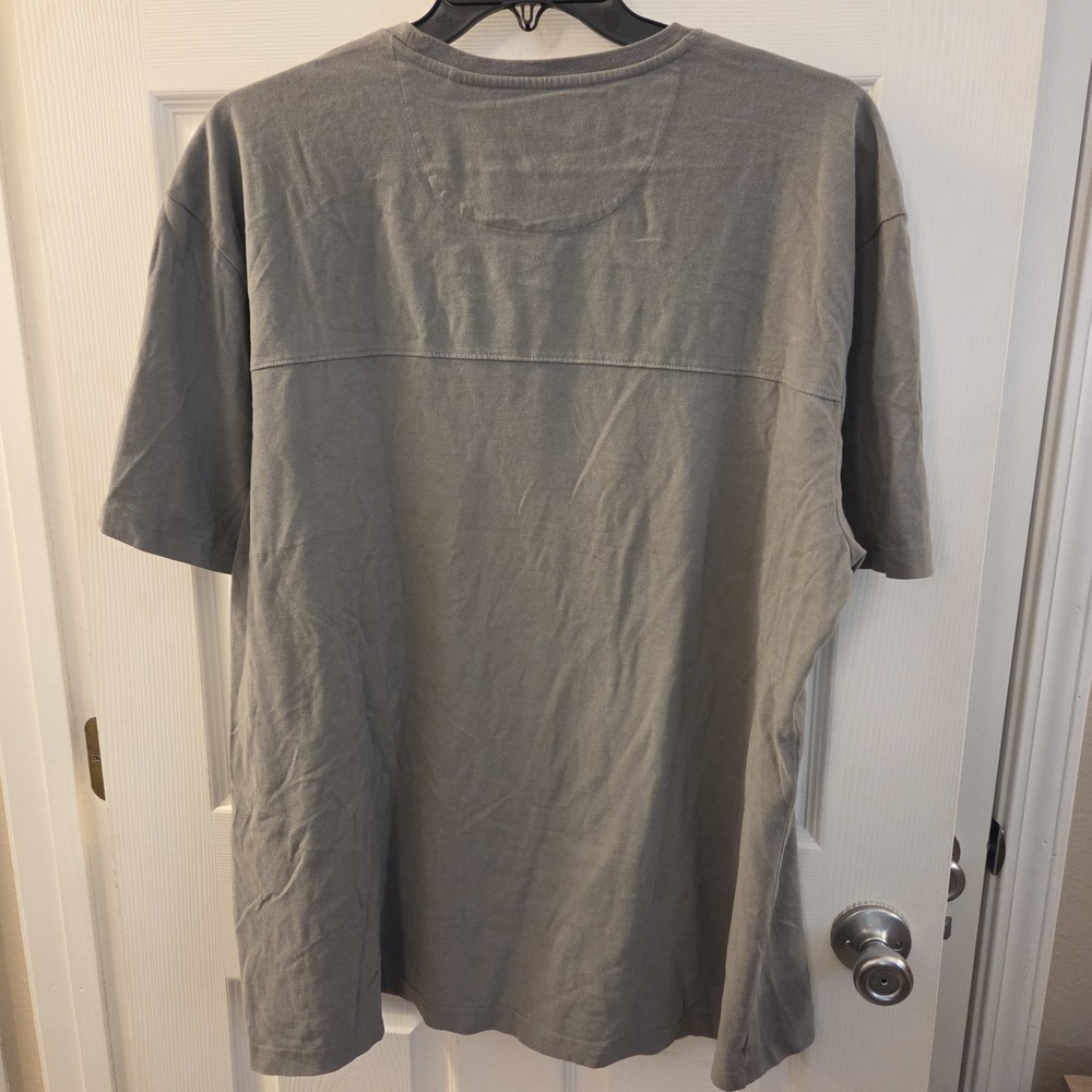 Orvis sz XXL men's laguna short slv crew tee gray NWT 100% cotton casual - Picture 7 of 11